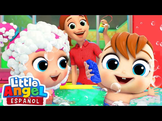 Bebé, ¡Te Tienes Que Bañar! | Canciones Infantiles | Little Angel Español class=