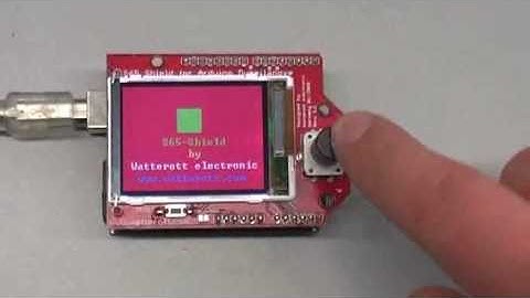 S65-Shield for Arduino: Demo 1