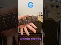How To Hold G Major Chord Guitarlesson