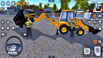 New Bulldozer JCB Driving - Best Bus Simulator Game | Bus Simulator Indonesia Android Gameplay