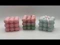 &quot;Cómo hacer velas decorativas de burbujas con este fácil tutorial&quot; bubble candles.