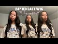 WHAT LACE?! 24&#39; HD Lace Wig Install + Styling Ft. Nadula Hair