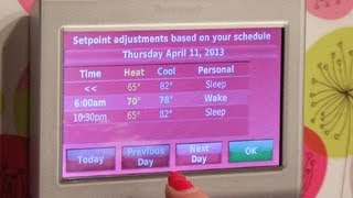 Honeywell Wi-Fi Smart Thermostat matches home decor