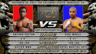 TCB24 07 Arthur Payton Vs Cobi Makle