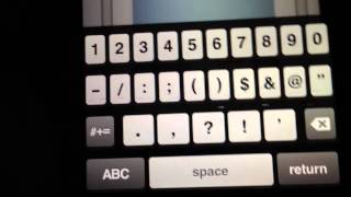 iPhone 5 static keyboard screenshot 5