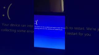dropping iPad into boiling water has bsod windows 10 laptop #shorts #bluescreenerror