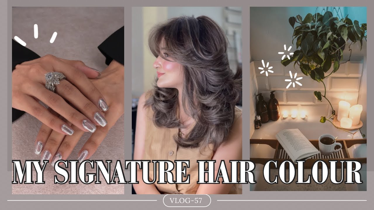 Revealing my signature hair colour 😄💕🪞💆🏻‍♀️ | VLOG # 57