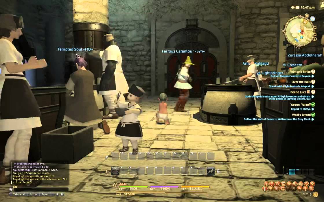 Final Fantasy XIV Arcanist Levels 1315, Cook 15 8 / 9 YouTube