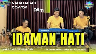Download lagu idaman hati karaoke - Rita sugiarto nada cowok F#m versi koplo