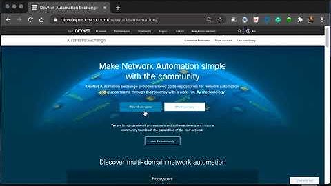 From the DevNet Create 2020 archive: Automation Exchange