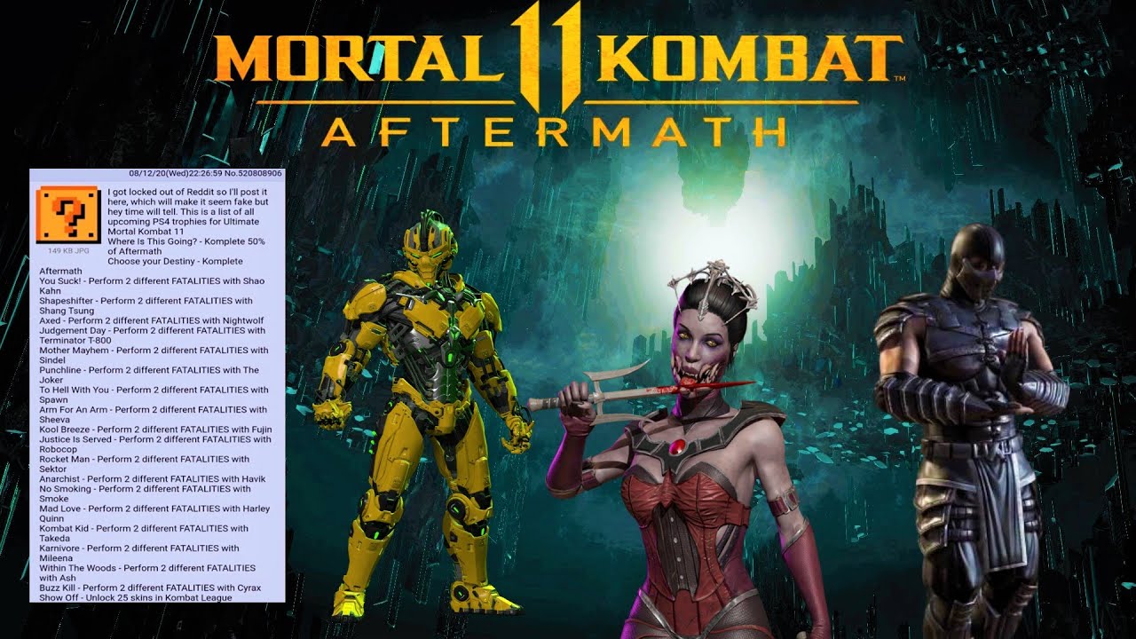 How To Perform The Locked Fatalities For Mortal Kombat 11: Aftermath's New  Kharacters