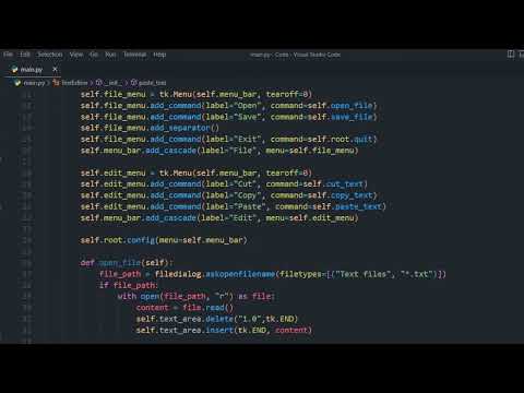 I CREATE TEXT EDITOR APP IN ONE MINUTE USING PYTHON