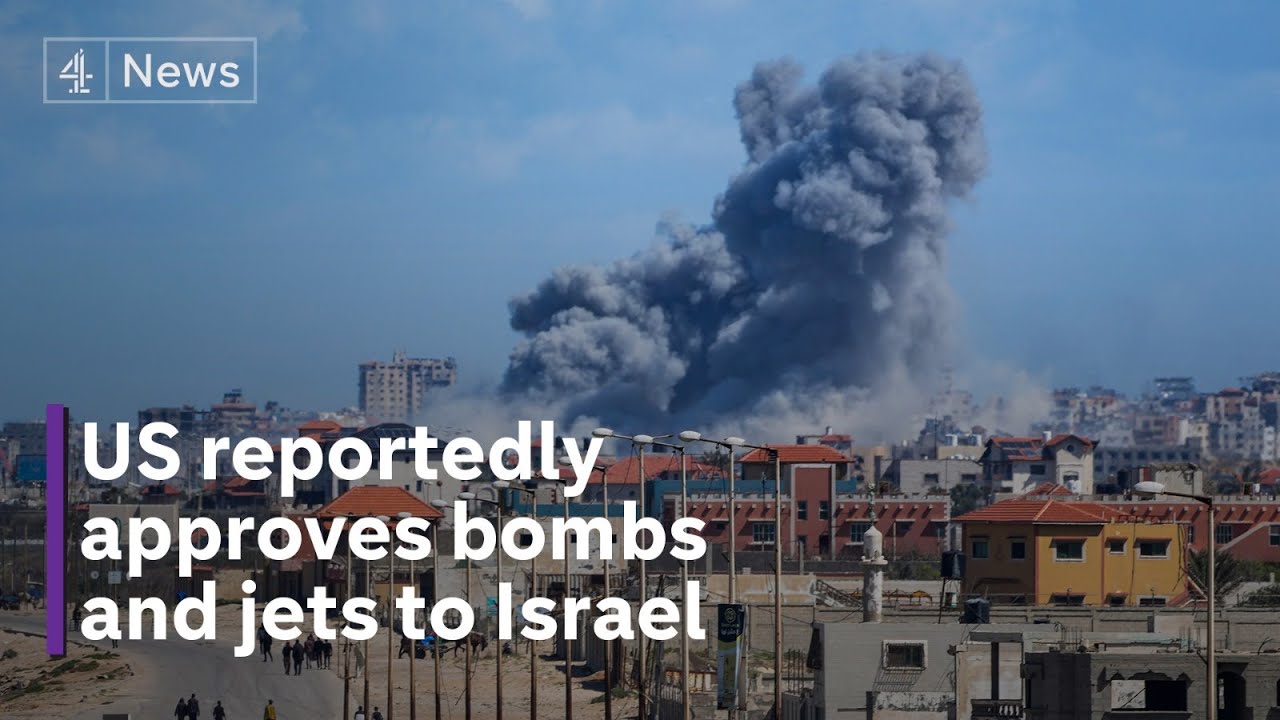 A billion bombs and fighter jets were reportedly transferred from the US to Israel