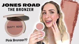 JONES ROAD THE BRONZER - DUSTY ROSE | DOES IT WORK REVIEW, DEMO, SWATCHES