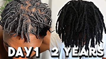 2 Year Visual Locs Journey | 1 - 24 Months Starter Locs Journey (Dreadlocks Journey)