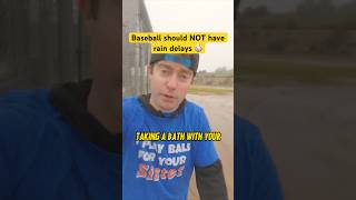 Baseball should NOT have rain delays #baseball #baseballlife #baseballboys #funny screenshot 3