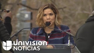 America Ferrera: No dejaremos de ser una nación de inmigrantes para ser un país de ignorantes YouTube Videos