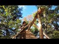 Log Cabin Construction: Log Gable Ends, Center Column and Ridge Pole