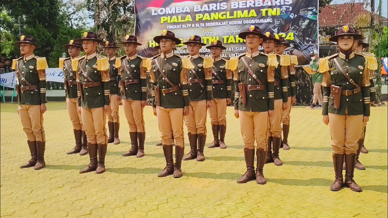 JUARA UTAMA 1 SANG KUDA HITAM - PASKIBRA SMKN 1 SUBANG LBB PIALA PANGLIMA TNI