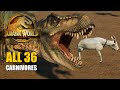 All 36 Carnivores Eating Goat - Jurassic World Evolution 2 (4K 60FPS)