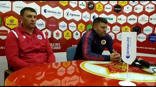 Feđa Dudić I Sergej Jakirović Na Zvaničnoj Konferenciji Za Novinare Velež - Zrinjski 15.10.2021.