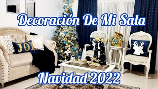 🌲⛄ Tendencias Navideñas, Para Decorar La Sala En Color Azul Para Navidad 2022- 2023