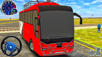 Offroad Coach Bus Simulator Game: Offroad Bus Driving 2025! Bus Game Android Gameplay