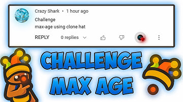 Taming.io -  Challenge ( Aware Only Clown Hat and Max Age)in taming io