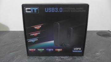 CiT USB 3.0 External Hard Drive Enclosure - Unboxing & setup