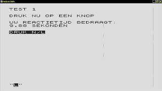 Reactietest 19xxPeter V D  Woudenl SINCLAIR ZX80 ZX 80 ZX81 ZX 81 Science of Cambridge Ltd
