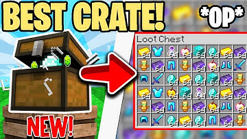 *OP* CRATE OPENING! OPENING NEW CRATE IN MINECRAFT SKYBLOCK! (FadeCloud Skyblock)