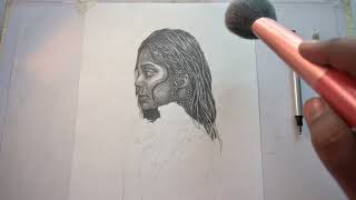 Realistic Pencil Sketch | Indian Tribe Girl Pencil Sketch | Pencil Sketch Time laps| ArnabLHT Sketch