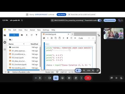 python  code part 1