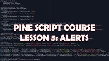 Pine Script [OUTDATED V4] Tutorial | Lesson 5 | TradingView Script Alerts