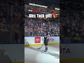 Scores a hatty, gives away his stick! 🎁 #nhl #buffalosabres #gift