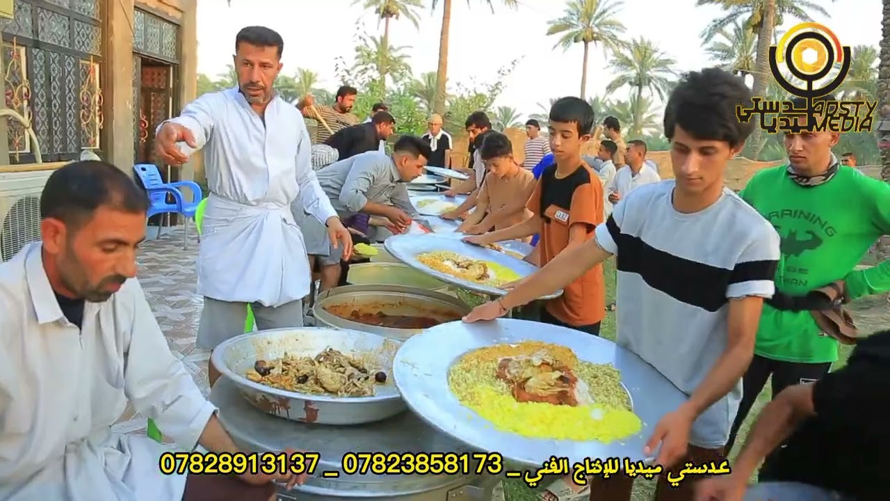 جانب من وليمة الشيخ الحاج علي ال علوان بمناسبة قدومه من الحج 💙