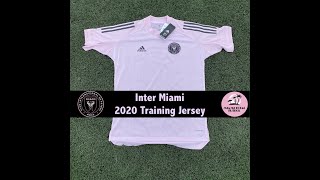 Inter miami gear: a closer look at the unique 2020 pink training
jersey!!!!