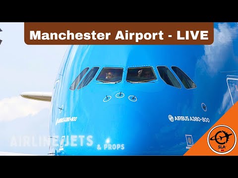Airport watch - LIVE - Airbus A380, A350, 787 and more! Tuesday 9th September Manchester Airport
