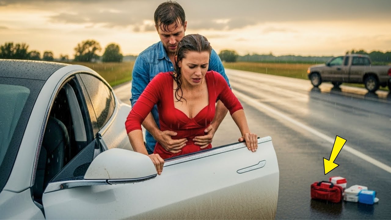 "It's too deep, Easy.. it hurts..." | Single dad nurse saves billionaire CEO in rainstorm