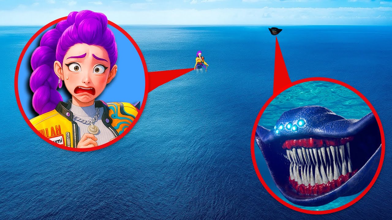 ¡UN DRON CAPTÓ A EL GRANMAJA ATRAPANDO A RUMI DE HUNTRIX KPOP DEMON HUNTERS A LAS 3 DE LA MAÑANA! 🌊