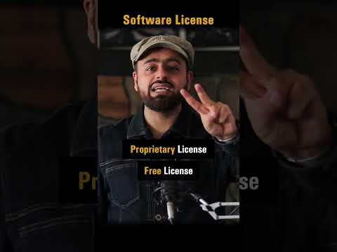 Software License क्या होता है? Types of Software License || Explained #shorts #softwarelicense