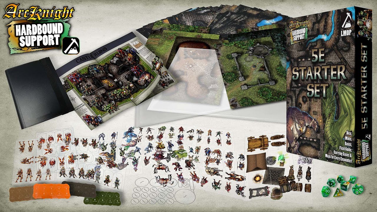 Hardbound Support - 5E Starter Set 1.5 - D&D Lost Mines - Now on Kickstarter