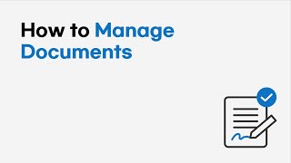 How to Manage Documentsㅣelectronic signature