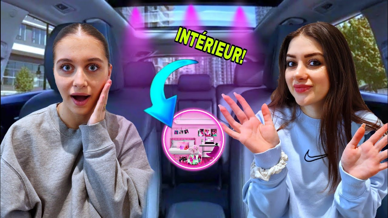 ON TRANSFORME NOTRE VOITURE EN PIÈCE SECRÈTE POUR NOTRE SŒUR #sistersalipour #piècesecret