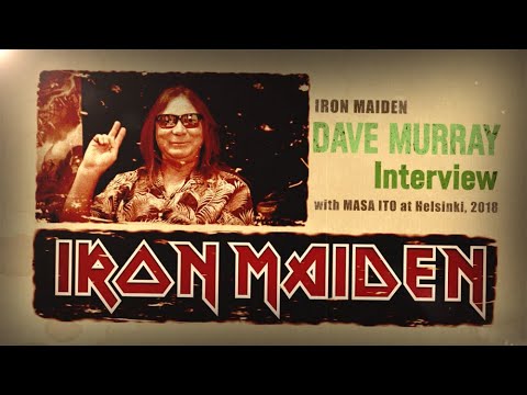 IRON MAIDEN  DAVE MURRAY - Interview with MASA ITO at Helsinki, 2018