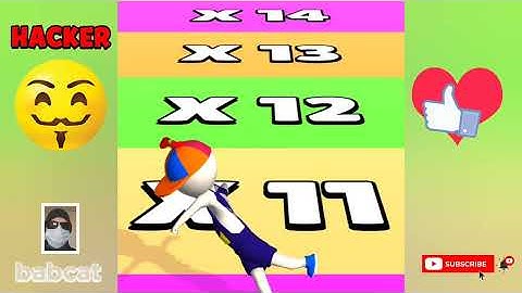 😀😁😂 NOOB vs PRO vs HACKER in 2048 Clash 3D