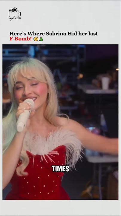 Sabrina is allowed to Swear 3 times in her Christmas Special🤬