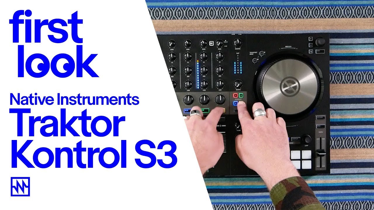 First Look: Native Instruments Traktor Kontrol S3 4 Channel DJ Controller