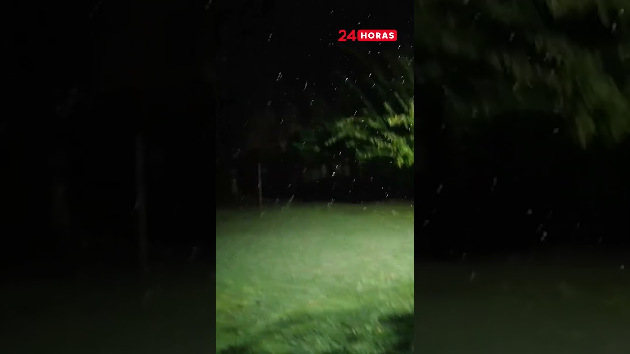 Nieve cae sobre Putaendo en la región de Valparaíso | 24 Horas TVN Chile
