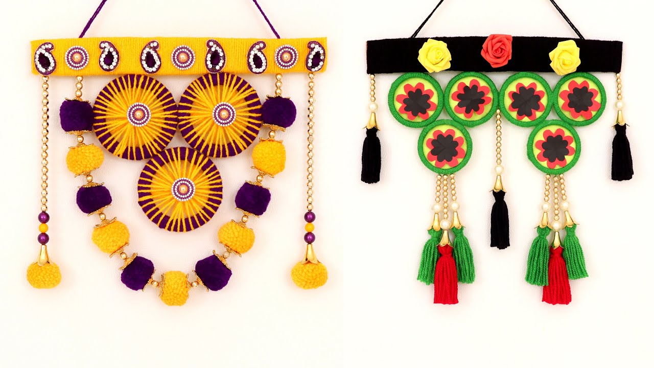 DIY Wall Hanging // Flower Wall Hanging/ Home Decor Ideas